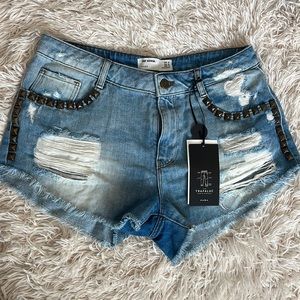 New Zara gold embellished shirts